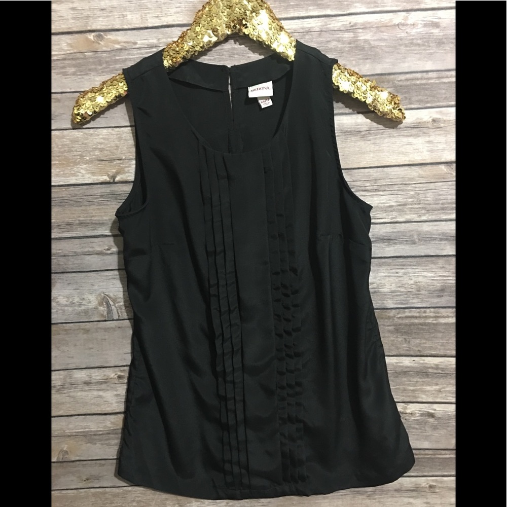 Black Tank Top Work Professional Sleeveless